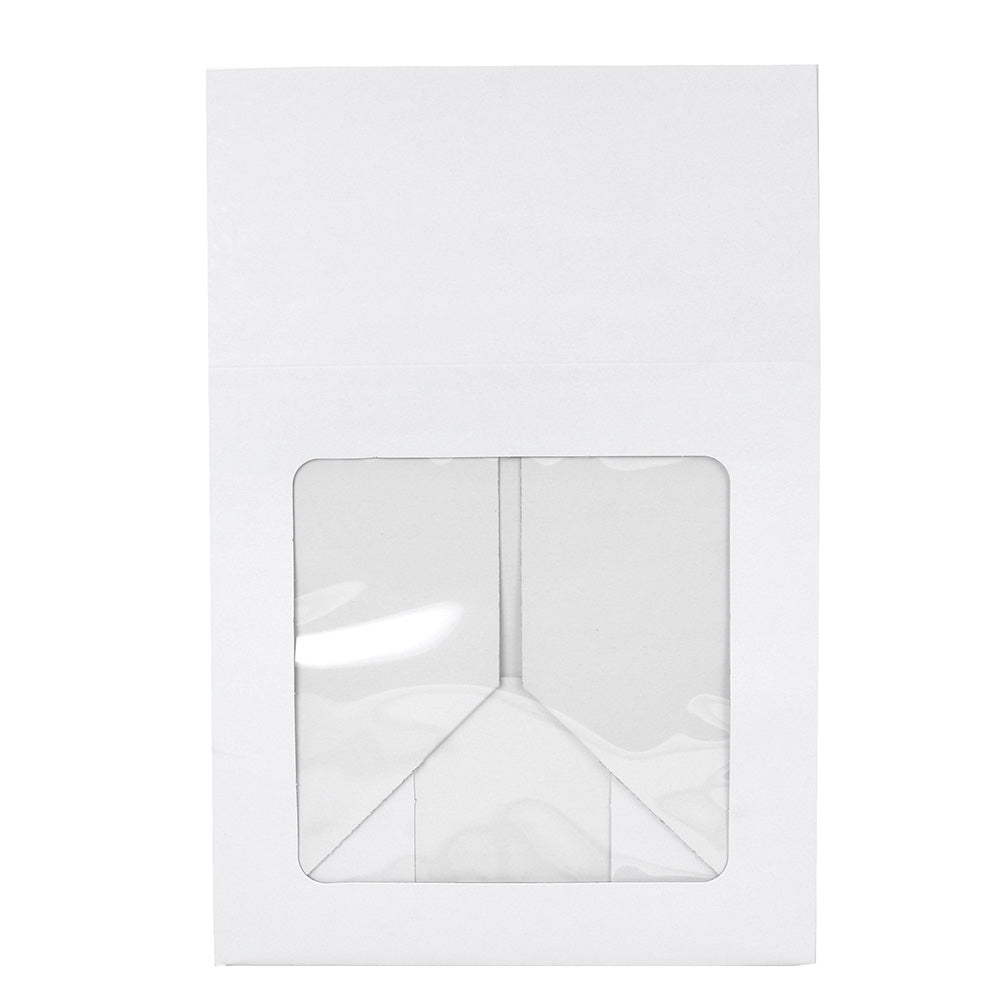 O'Creme White Pie Box with Window, 9" x 9" x 5" - Case of 100