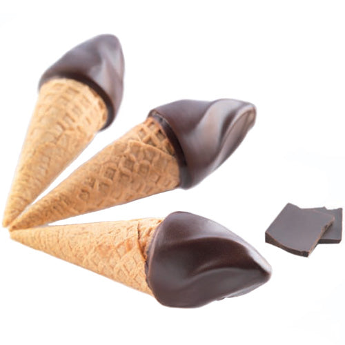 Silikomart CON02M Mini Conoflex Silicone Ice Cream Mold, Pointed-Swirl Shape