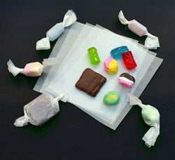Confectionery Wax Paper Square Wrapper - 100 Pack