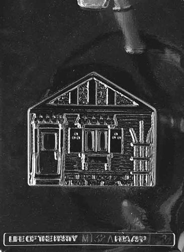 House Pour Box Chocolate Mold - Lid