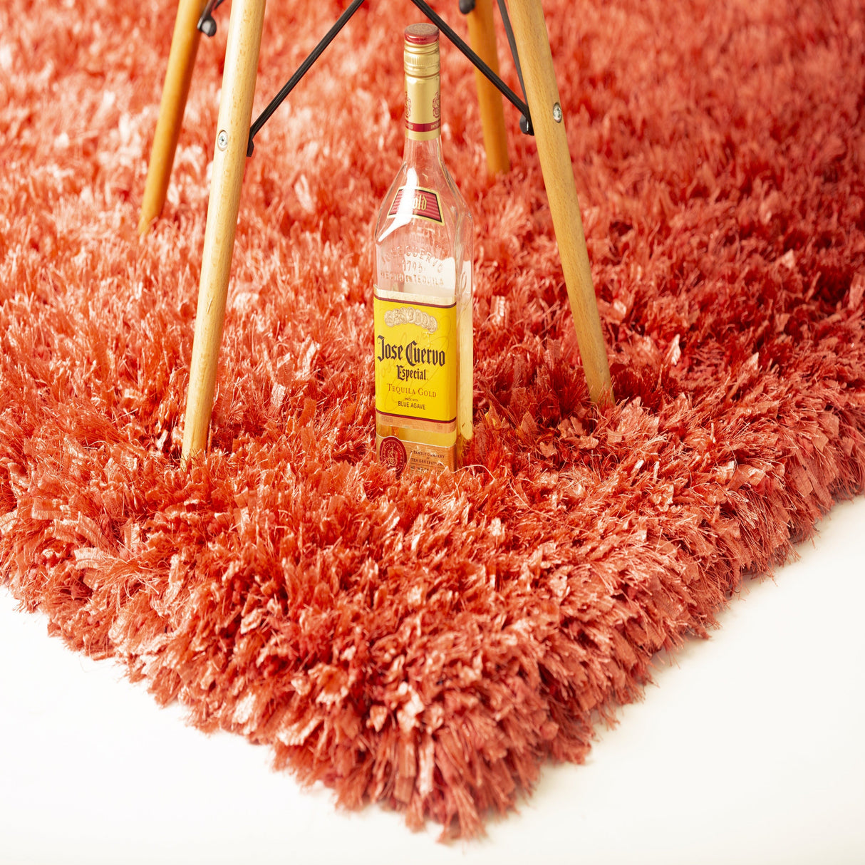Hand-Tufted Luxe Shag Plush Rug Shag Rugs - Multicolored Plush Shag, 3" Pile (2' X 3')