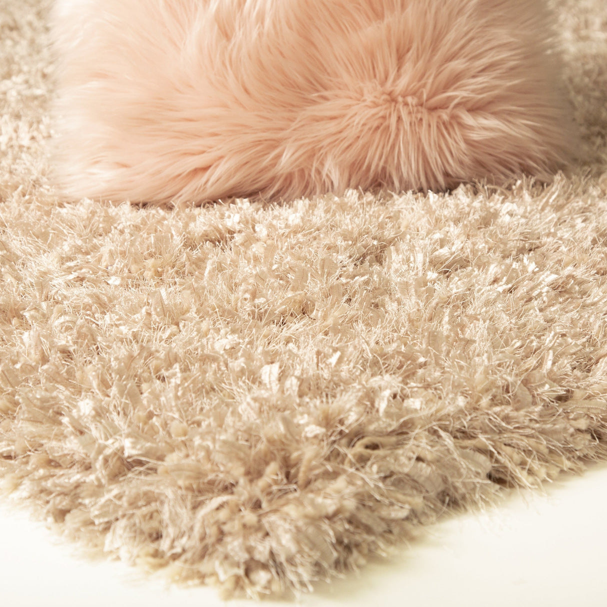 Hand-Tufted Luxe Shag Plush Rug Shag Rugs - Multicolored Plush Shag, 3" Pile (2' X 3')