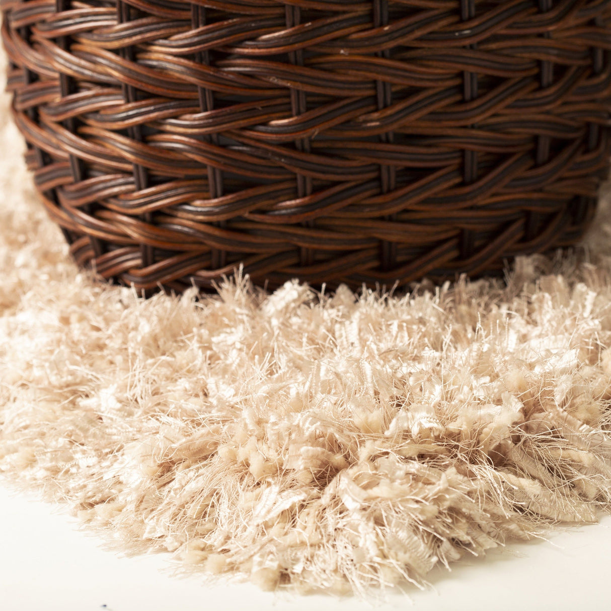 Hand-Tufted Luxe Shag Plush Rug Shag Rugs - Multicolored Plush Shag, 3" Pile (2' X 3')