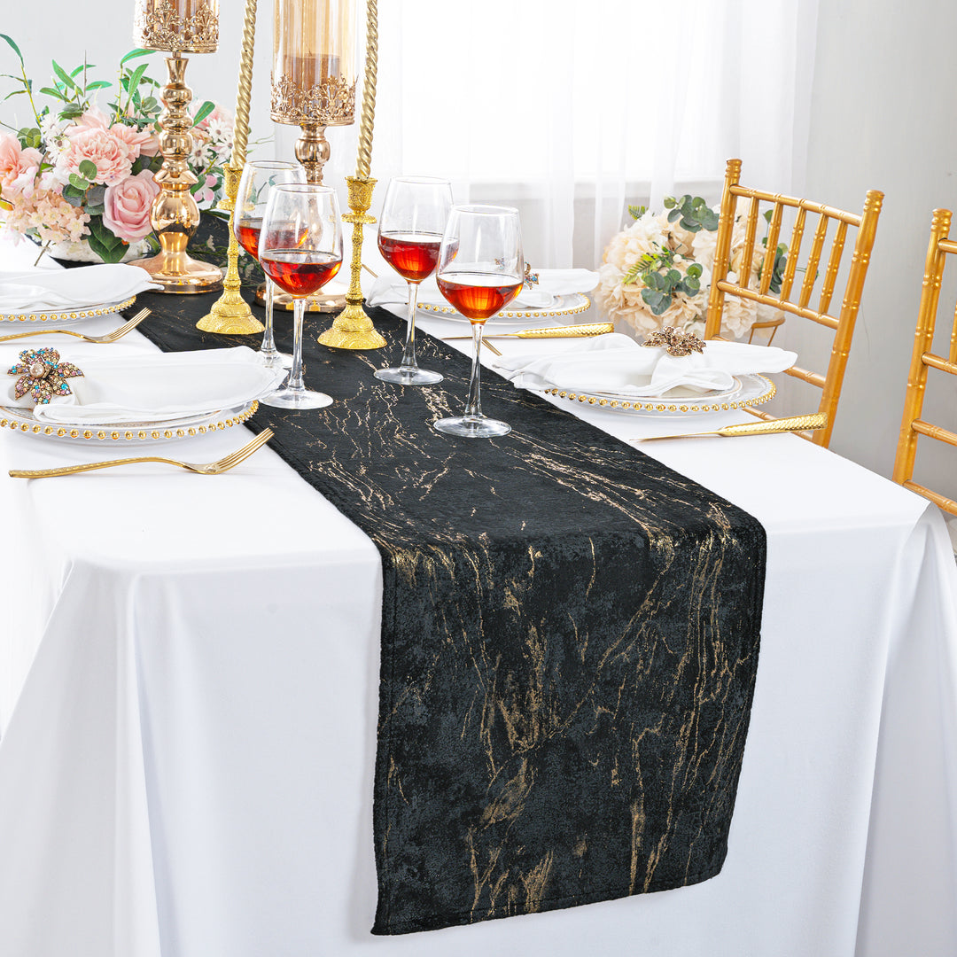Gilded Marble Holland Velvet Table Runner