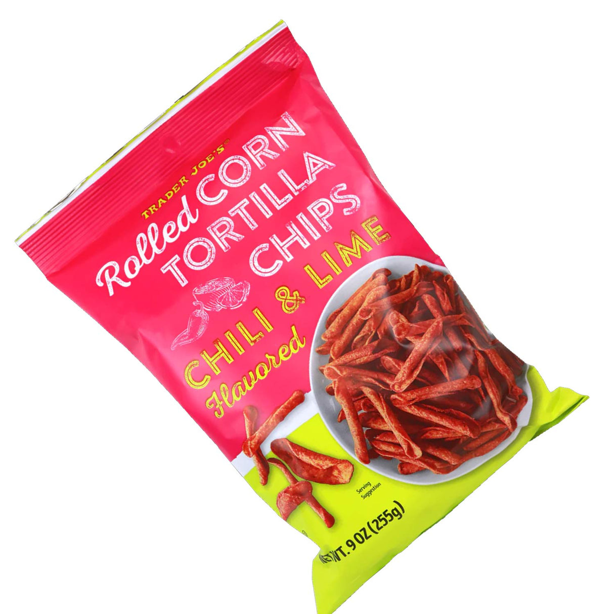 Trader Joe’s Chili & Lime Rolled Corn Chips 9 Oz