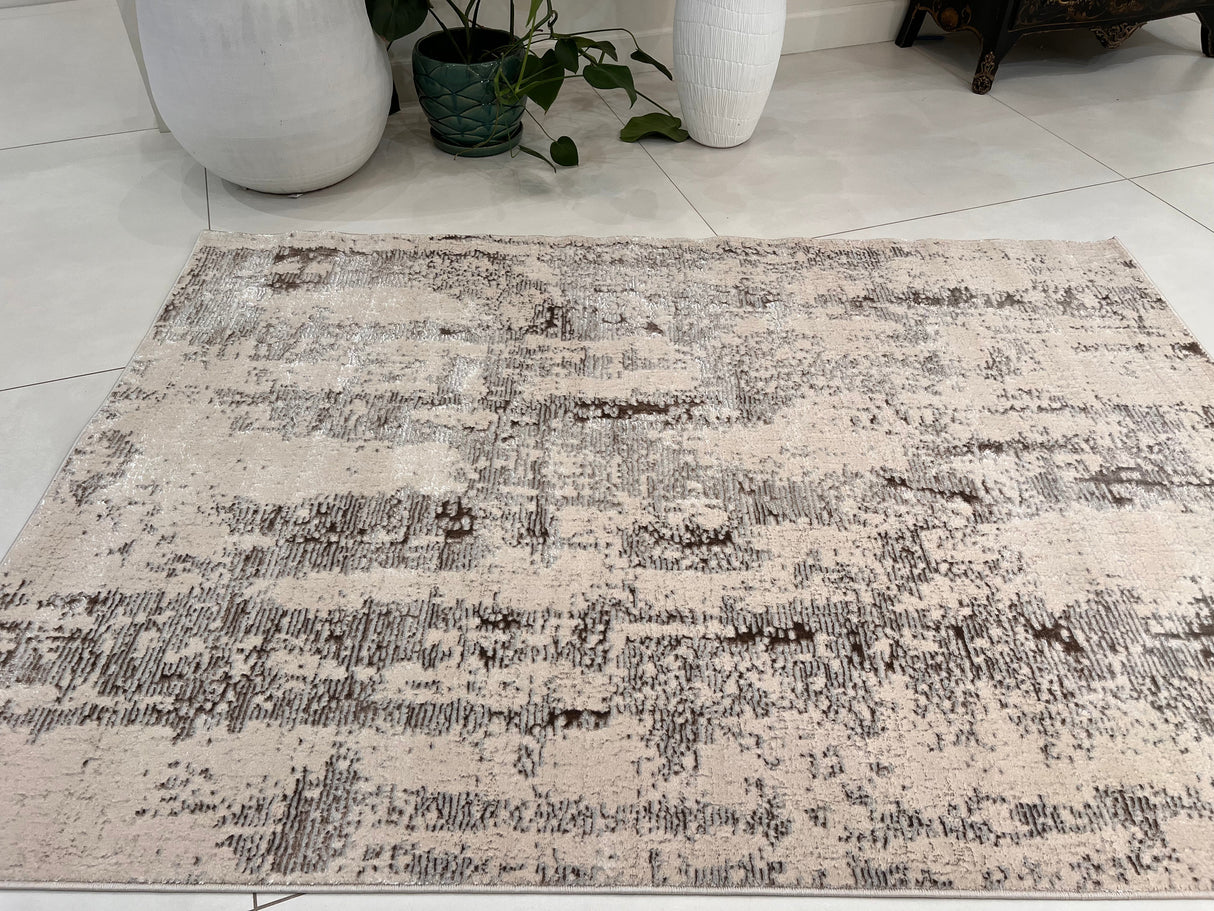 Color-Changing Polyester Viscose Blend Area Rug - Flat Weave, Color-Changing, 100% Polyester / Machine Made / Made In Turkey (1 Unit)