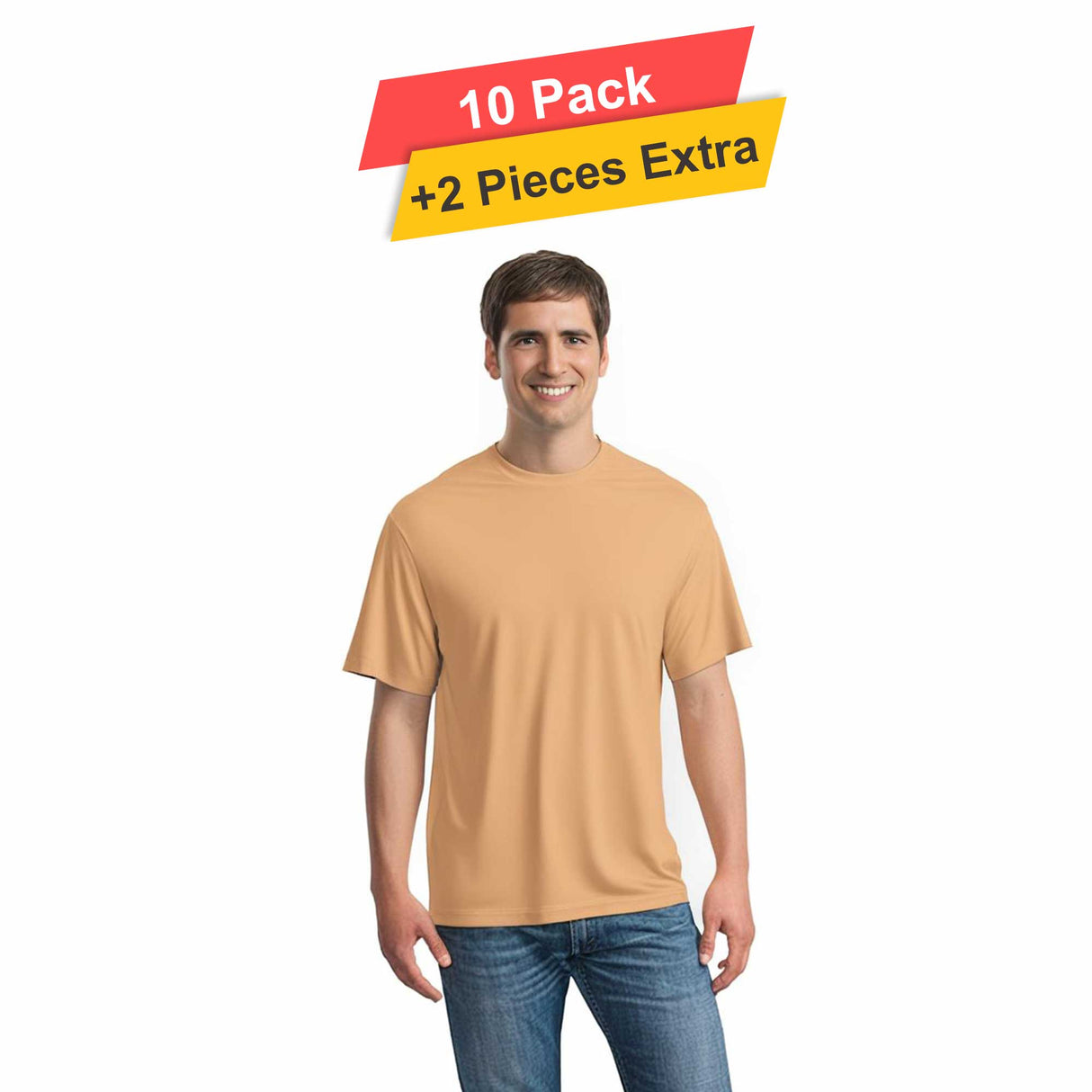 S/S Crew Neck - 10 pack - 100% polyester