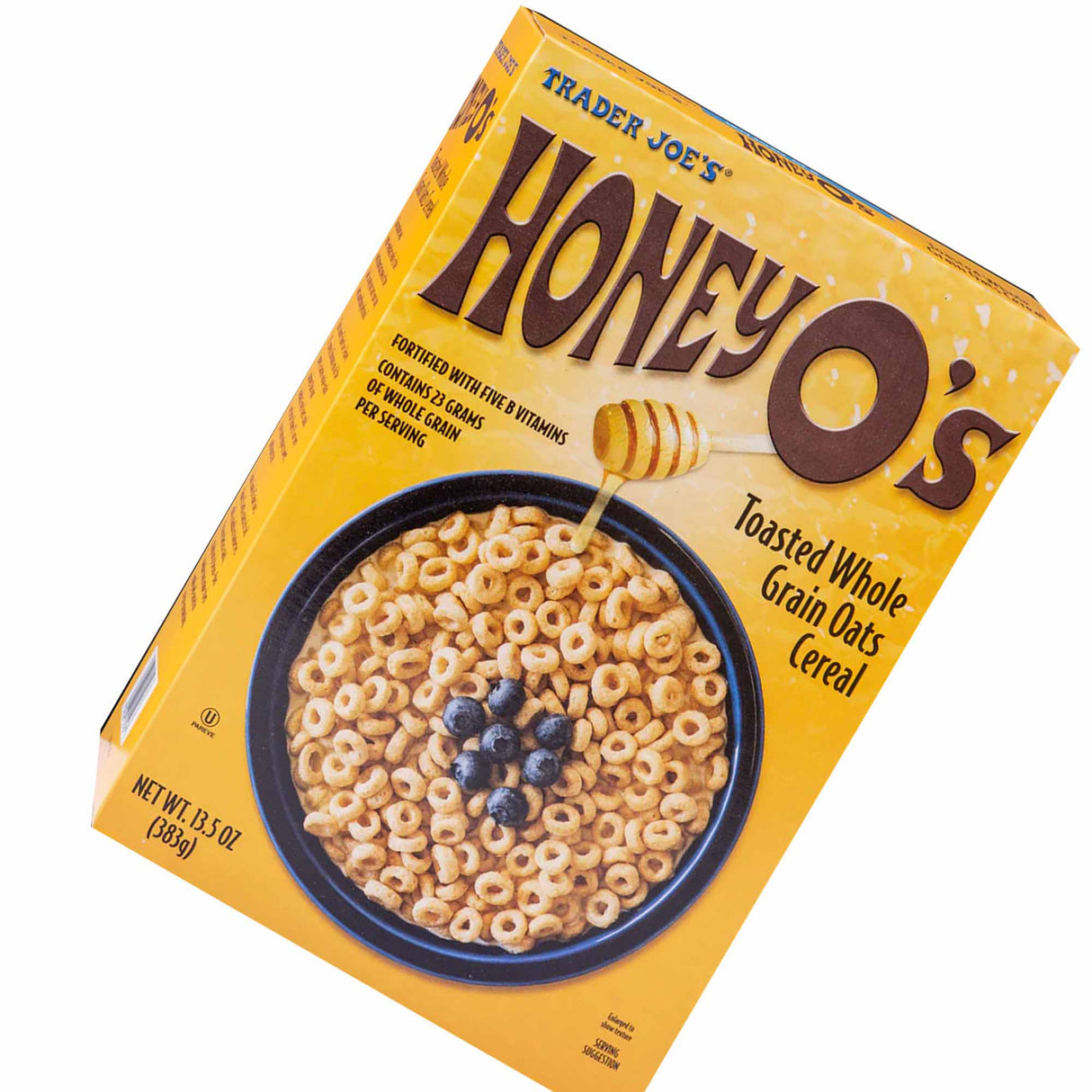 Trader Joe's Honey Nut O's Toasted Whole Grain Oats Cereal, 13.5 oz Box,