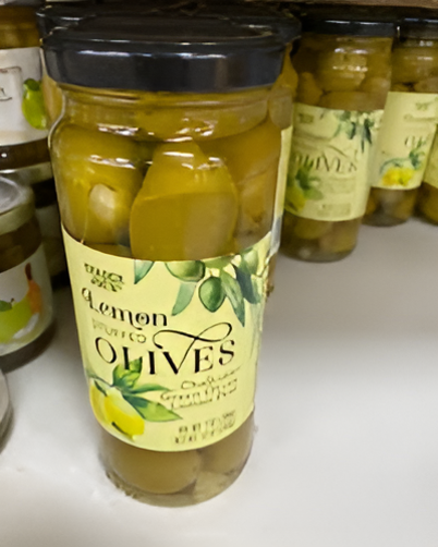 Lemon Stuffed Olives - Lemon-Stuffed Green Olives 12 Oz