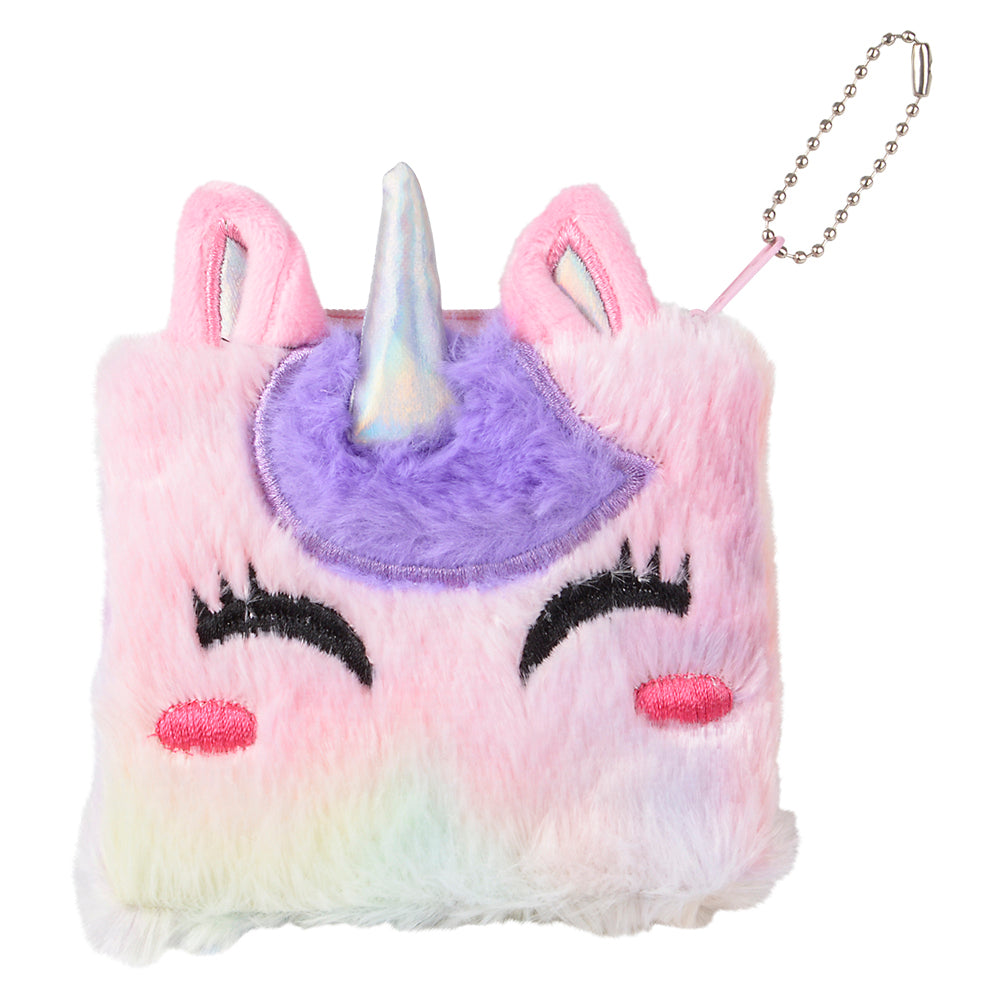 Plush Unicorn Coin Purse 5" (1 DZ)