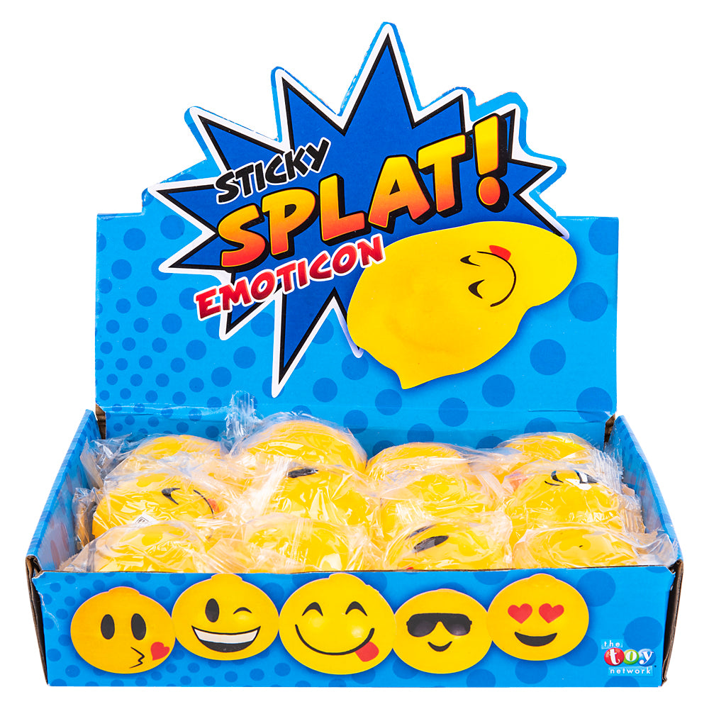 Sticky Splat Emoticon Ball (1 DZ)