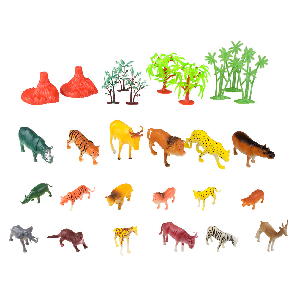 Safari Clear Vehicle Toy Set