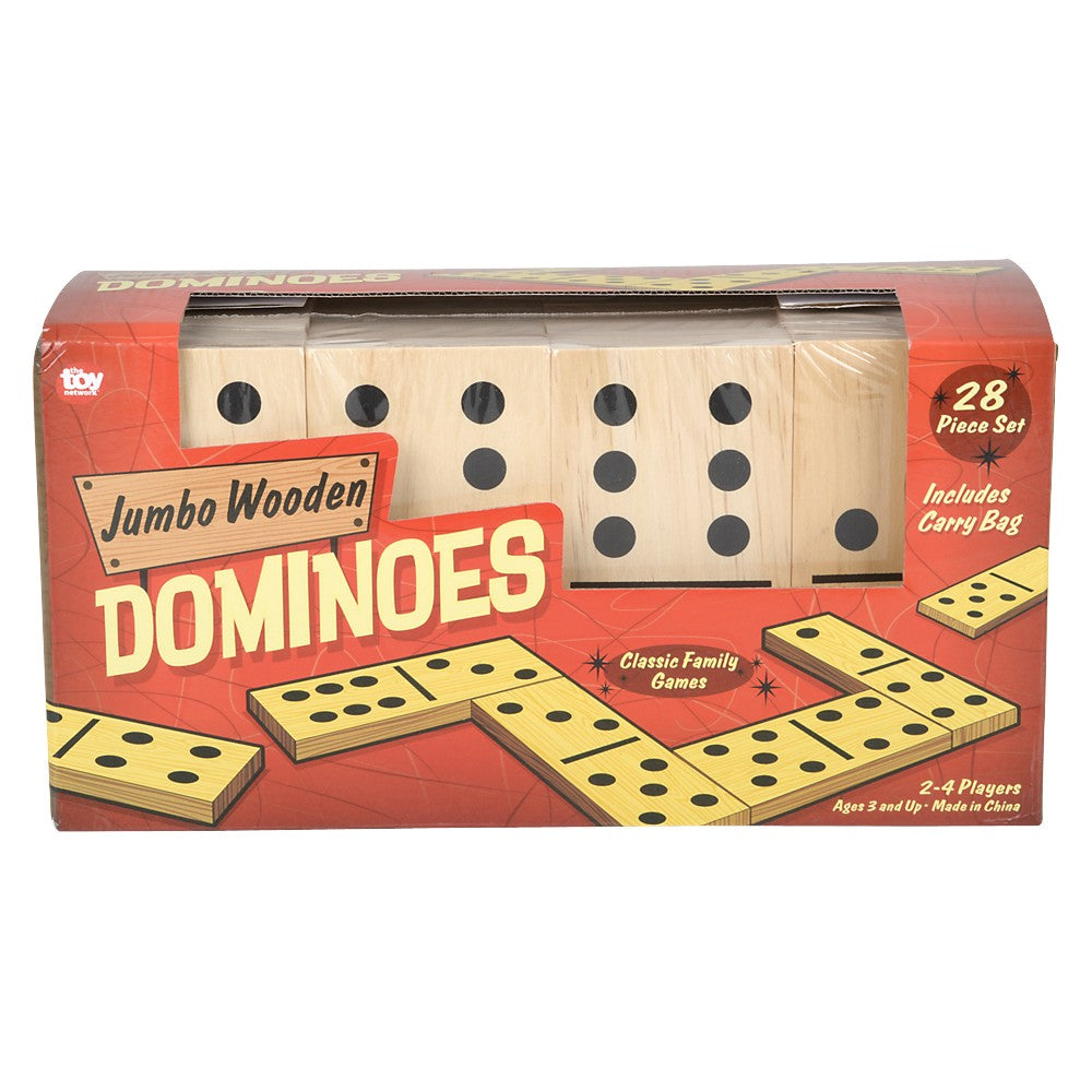 Jumbo Wooden Dominoes Set (1 Set)
