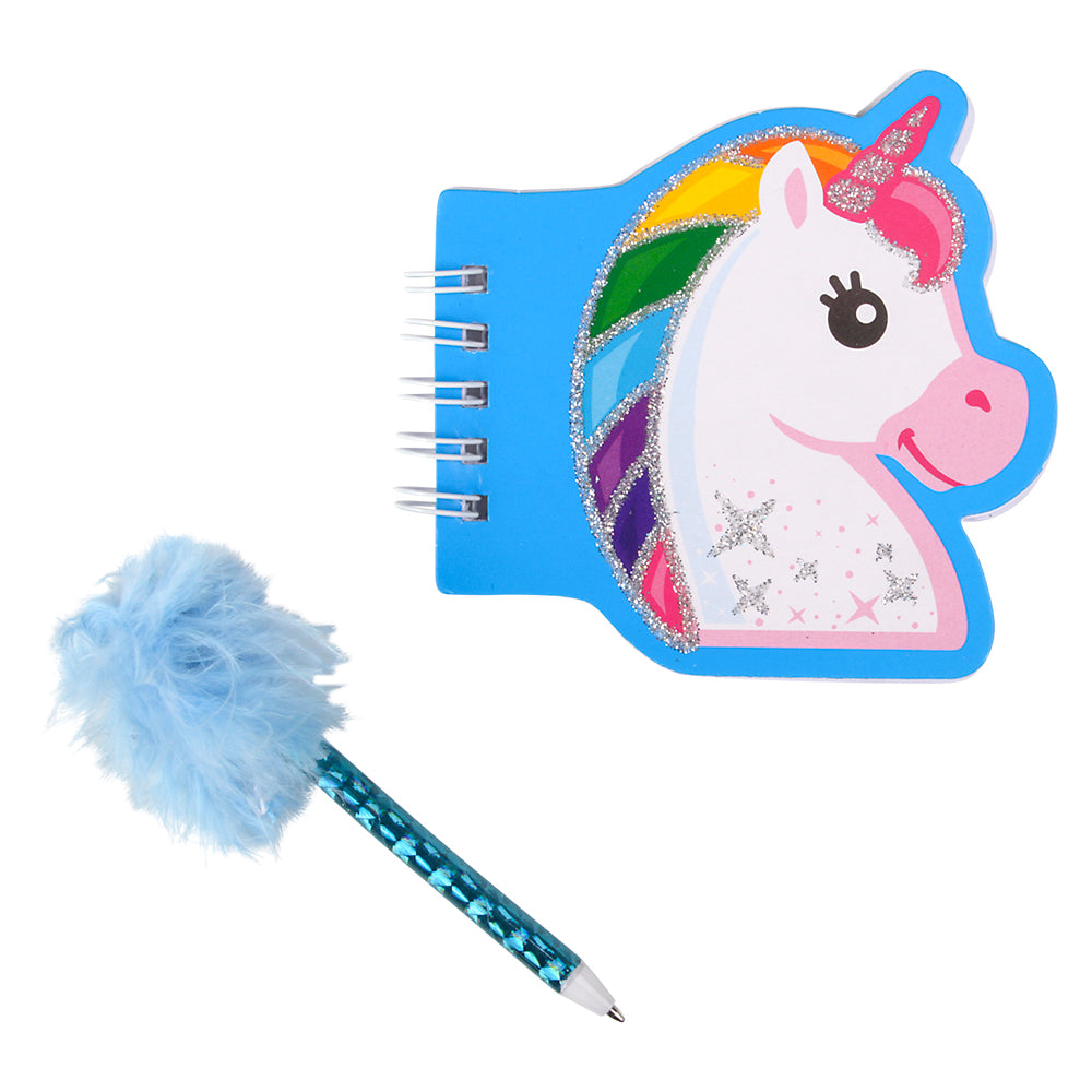 Unicorn Notebook With Feather Pen (1 DZ)