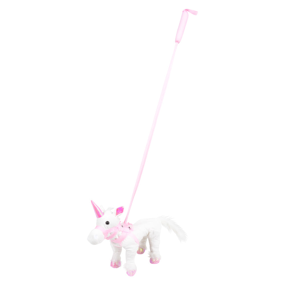 Plush Unicorn with 35" Leash (1 DZ)