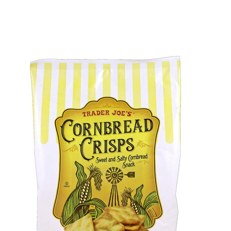 Trader Joe's Cornbread Crisps Savory Snack 6 Oz