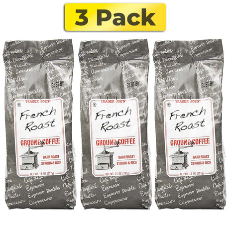 Trader Joe's French Roast Ground Coffee - 14 Oz Bag