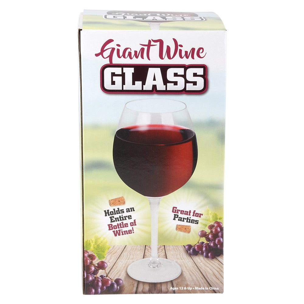 Giant Wine Glass 10"