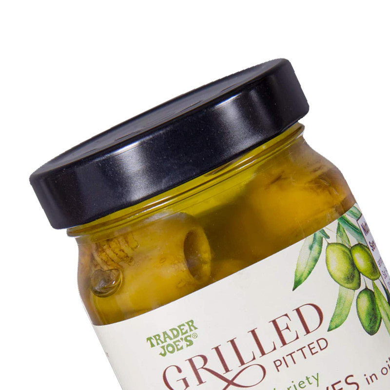 Grilled Pitted Green Olives 11.64 Oz
