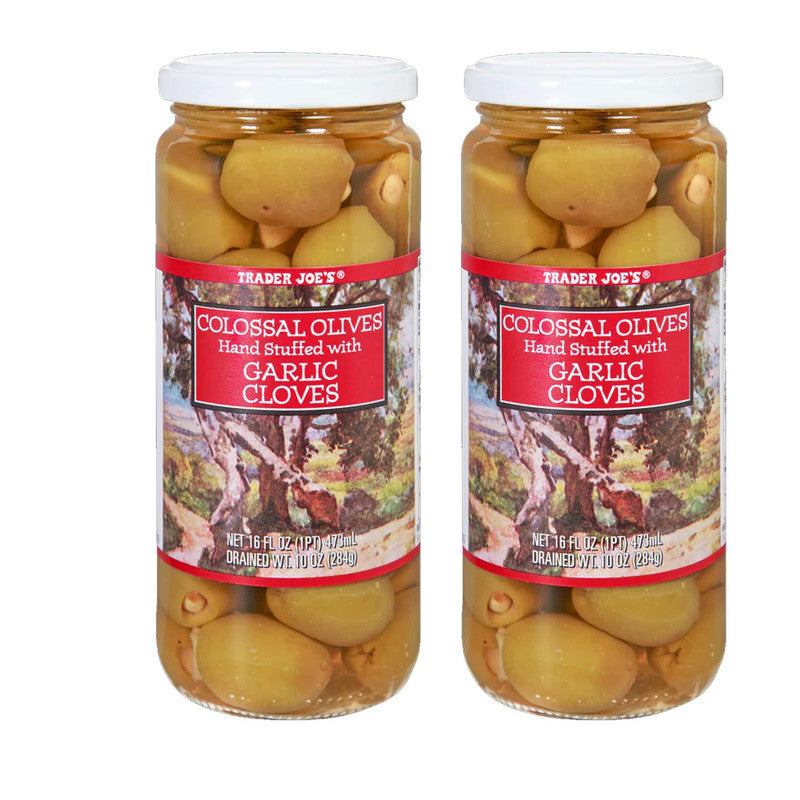 Colossal Olives Stuffed with Garlic Cloves 16 fl oz