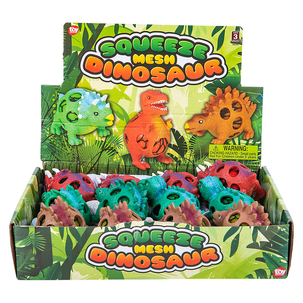 Mesh Squeeze Dinosaur (1 DZ)