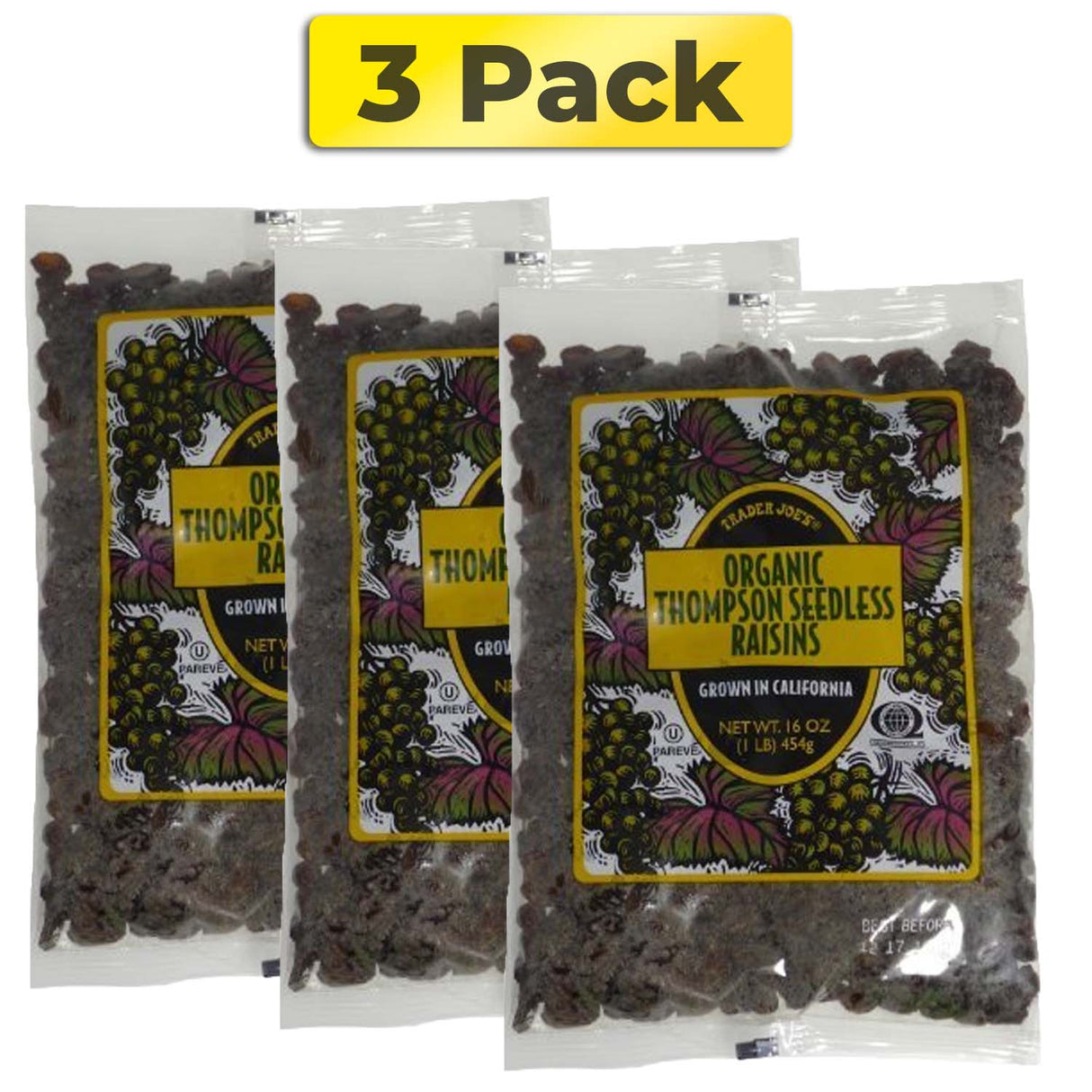 TJ's Organic Thompson Seedless Raisins