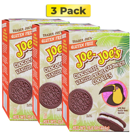 Trader Joe's Gluten Free Joe Joe's (Chocolate/vanilla Creme Cookies) 12.5 Oz
