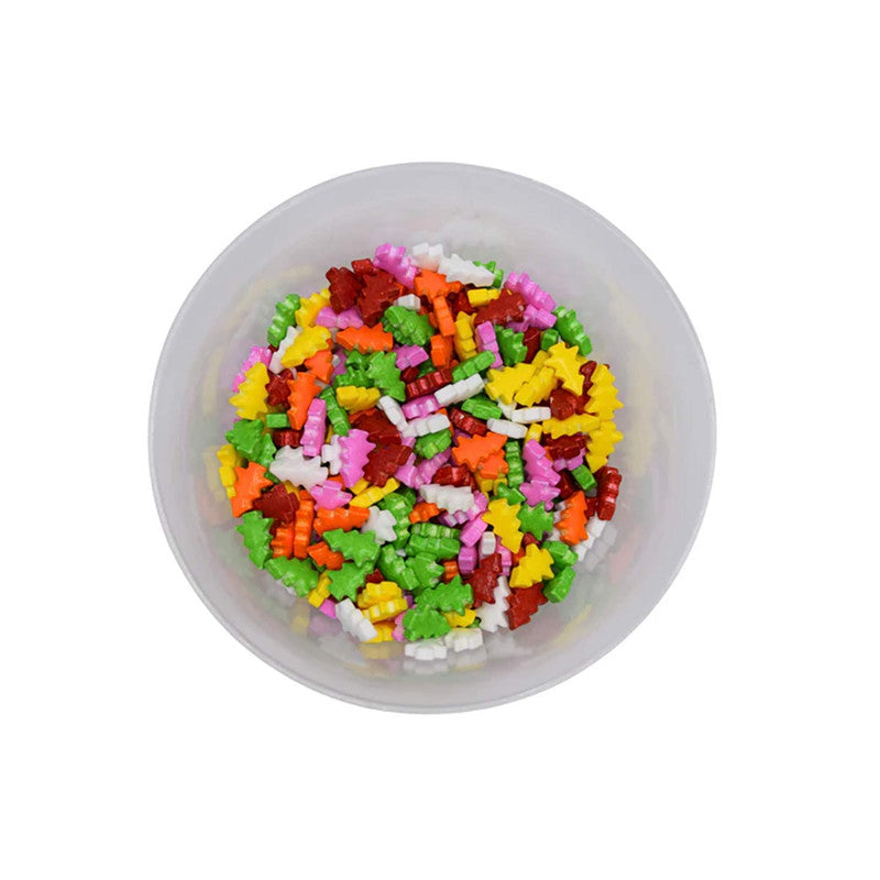 Christmas Cake Decorating Cupcake Sprinkles Quins Edible
