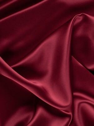 Stretch Satin Burgundy