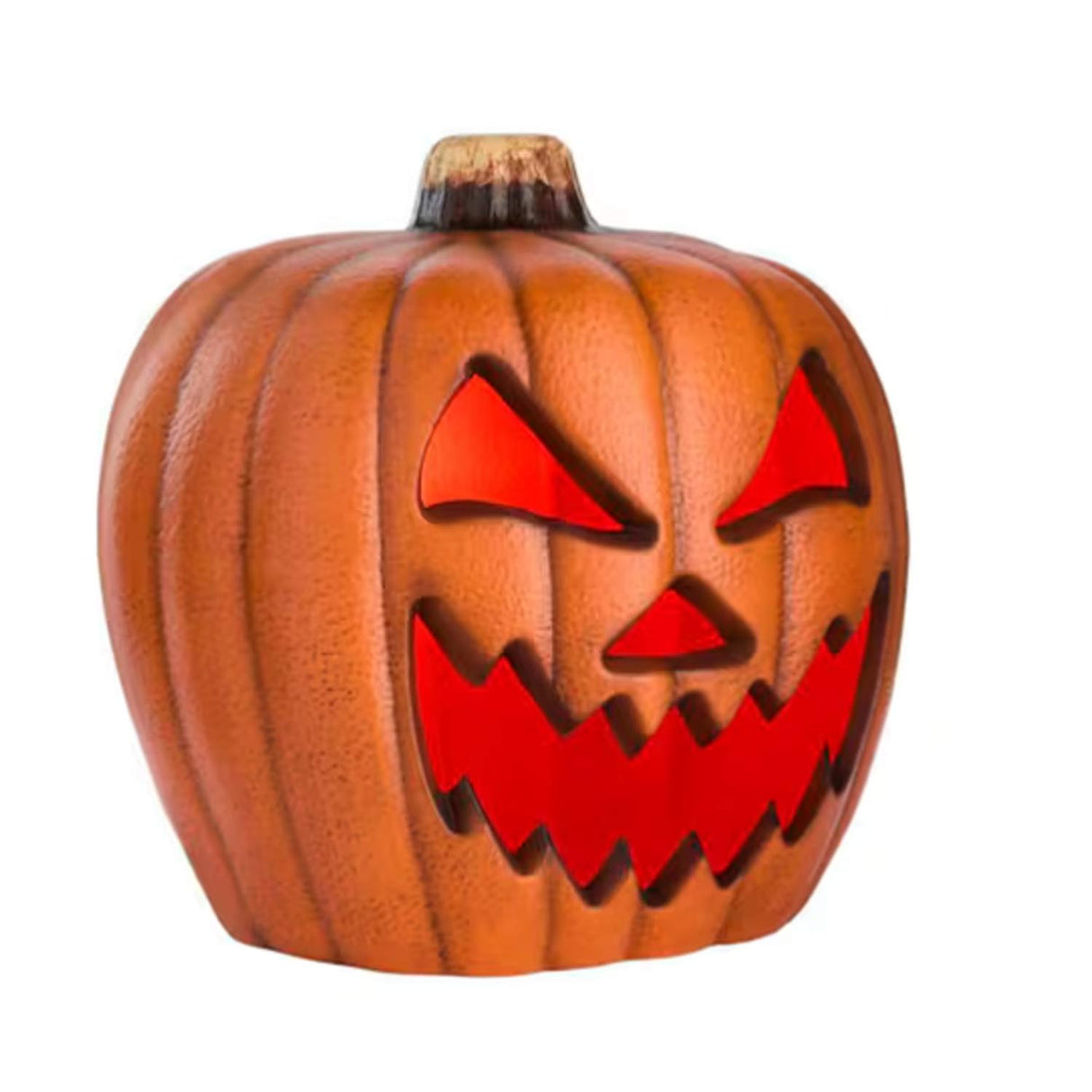 12 in Halloween Classics Battery Operated Animated Lighted Talking Rotten Jack-O-Lantern The Home Depot Home Accents Holiday
