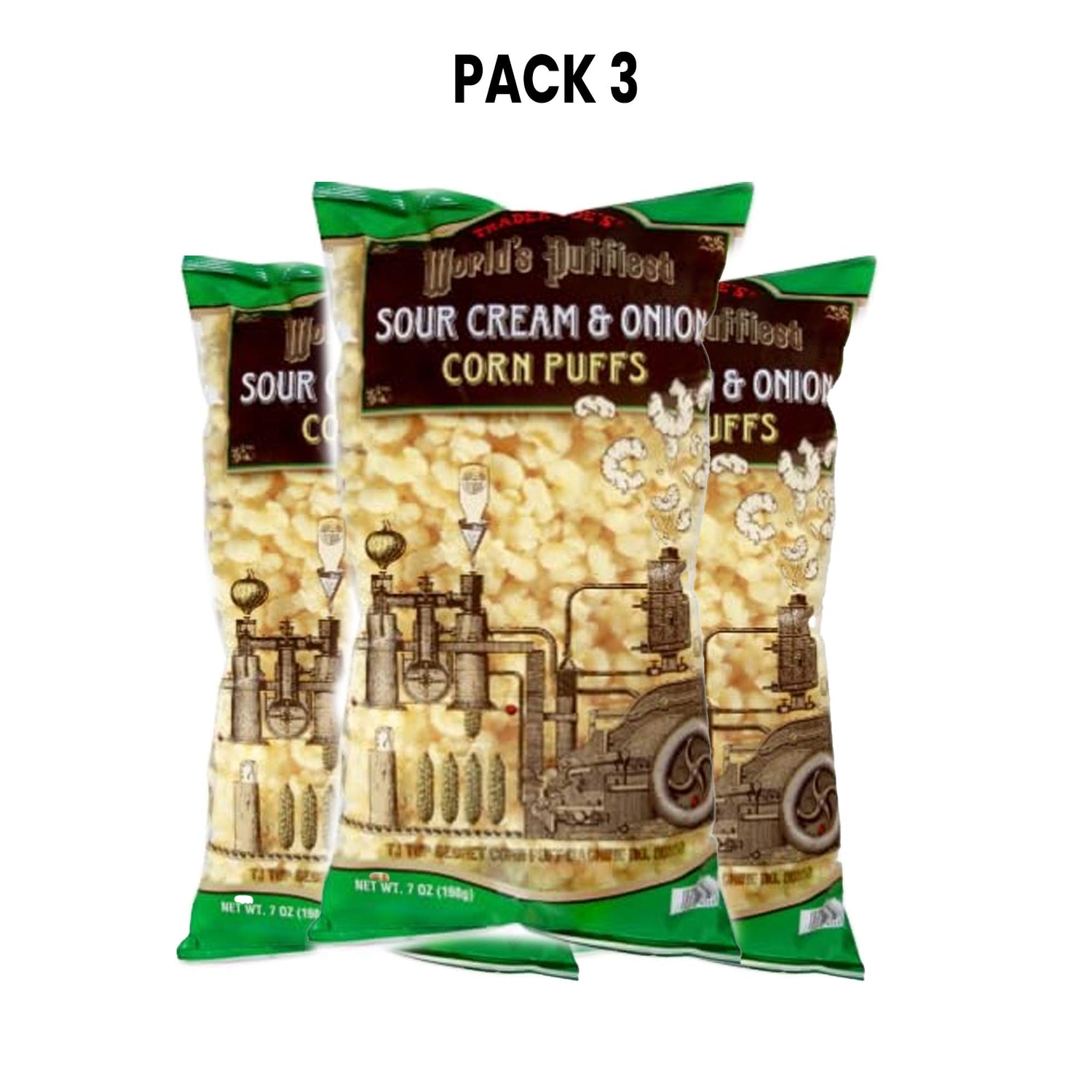 World's Puffiest Sour Cream & Onion Corn Puffs 5 oz