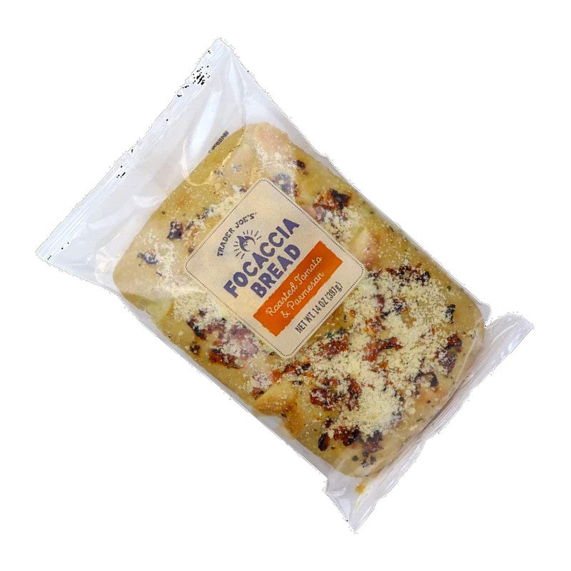 Trader Joe's Focaccia Bread with Roasted Tomato & Parmesan 14 oz