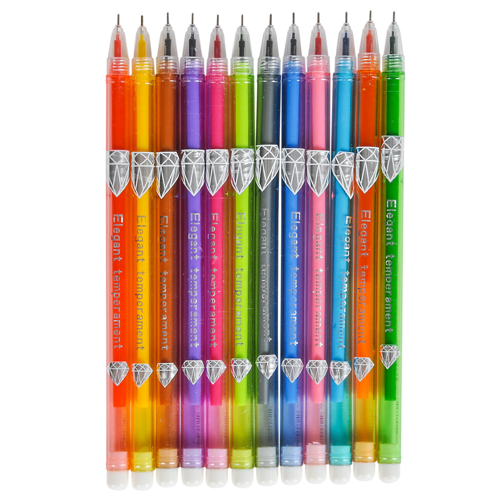 Diamond Gel Pens (24 Pc Tube)