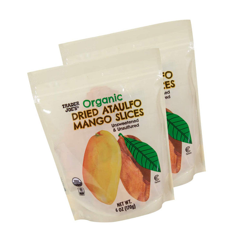 Organic Dried Ataulfo Mango Slices 6 Oz