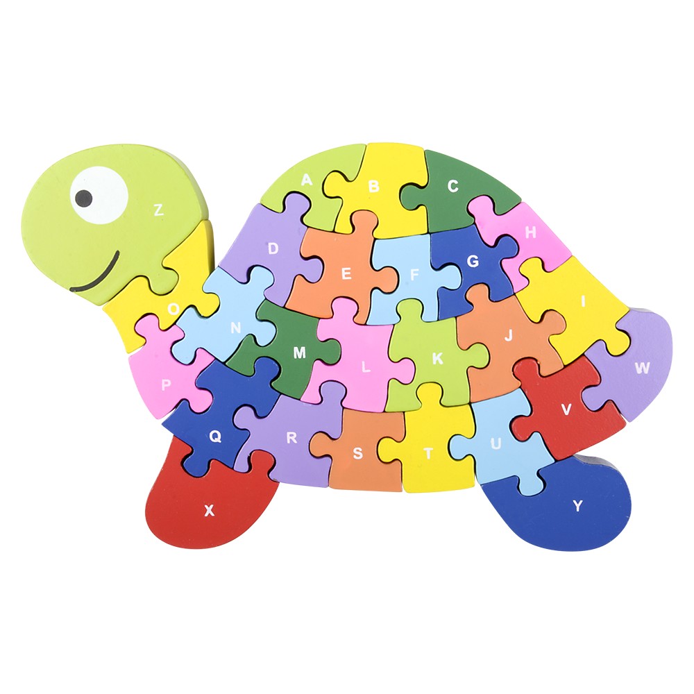 Wooden Turtle Letter Puzzle