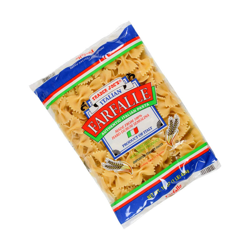 Trader Joe’s Authentic Italian Farfalle Pasta 1 Lb