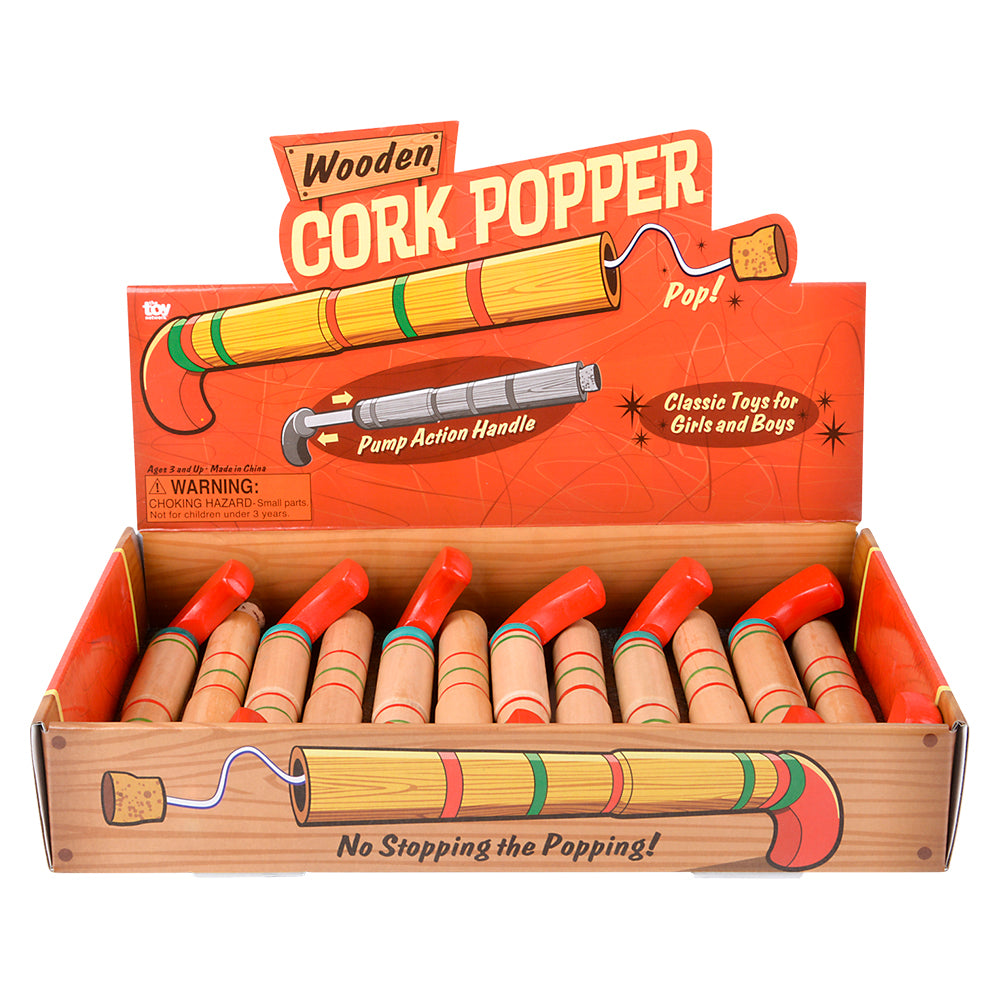 Wooden Pop Gun 8" (1 DZ)