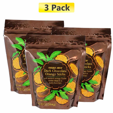 Trader Joe's Dark Chocolate Orange Sticks 10 Oz
