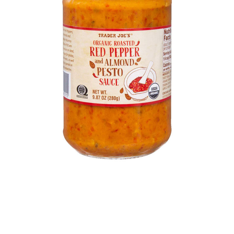 Trader Joe’s Organic Roasted Red Pepper & Almond Pesto 9.87 Oz