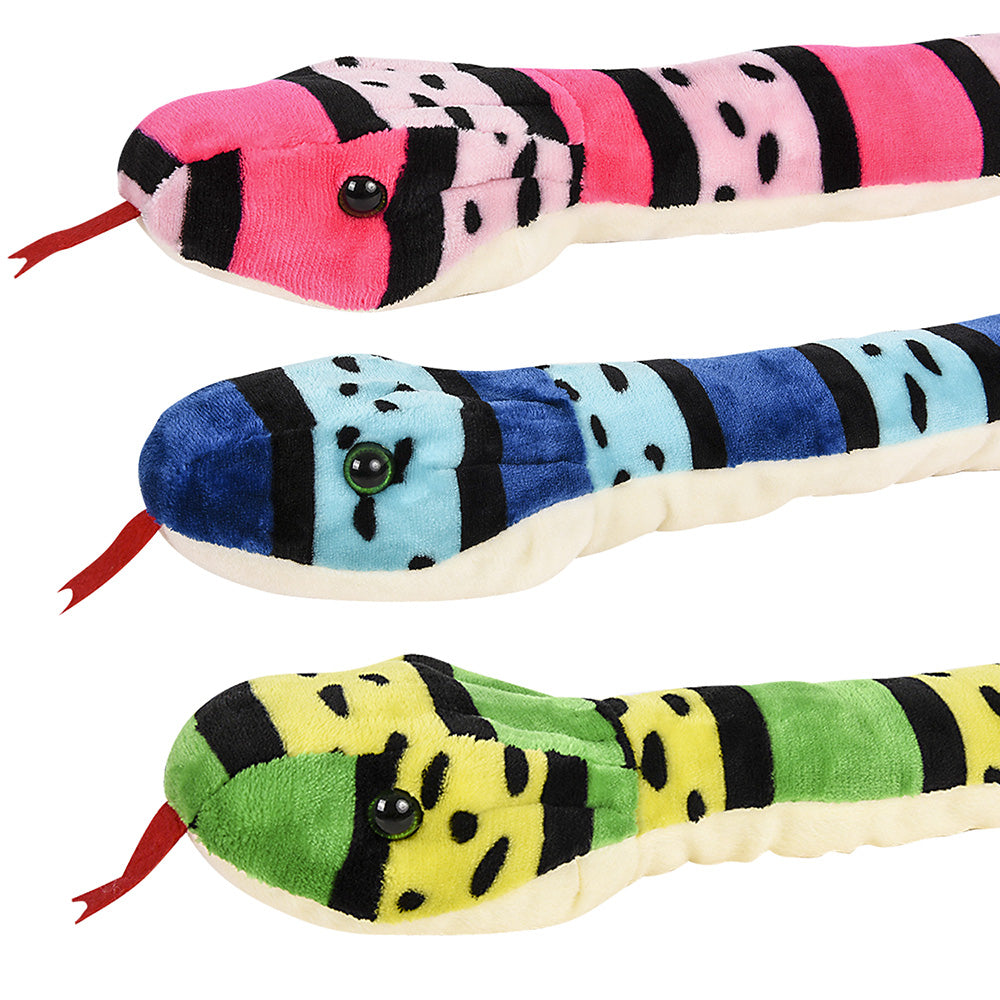 Plush Snake Assortment 67"