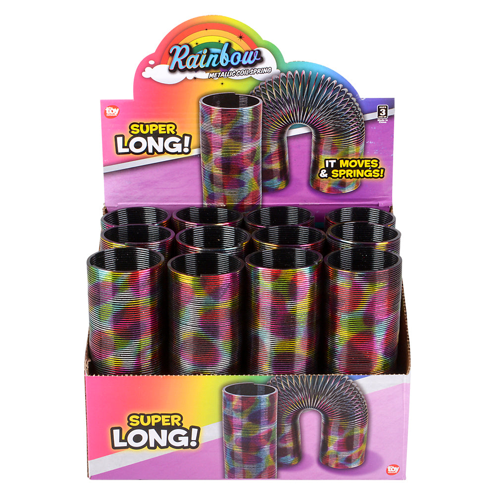 Rainbow Coil Spring (12 Pc Display)