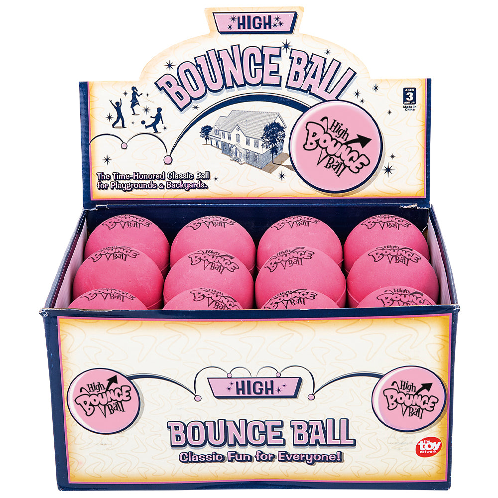 Pink High Bounce Ball (24 Pc Display)