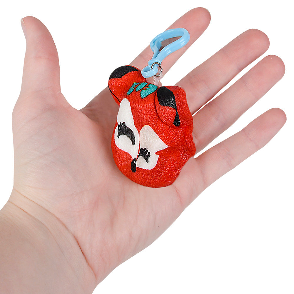 Squish Animal Backpack Clips Assortment (1 DZ)
