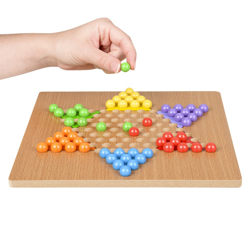 Wooden Chinese Checkers Game (1 Box)
