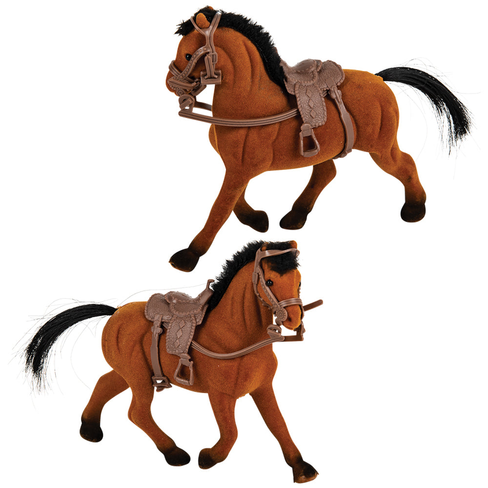 Flocked Horses (1 DZ)