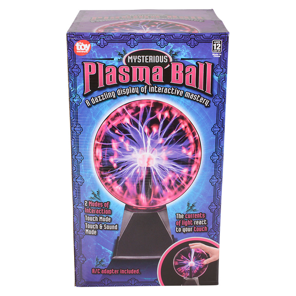 Plasma Ball Lamp 8" Red