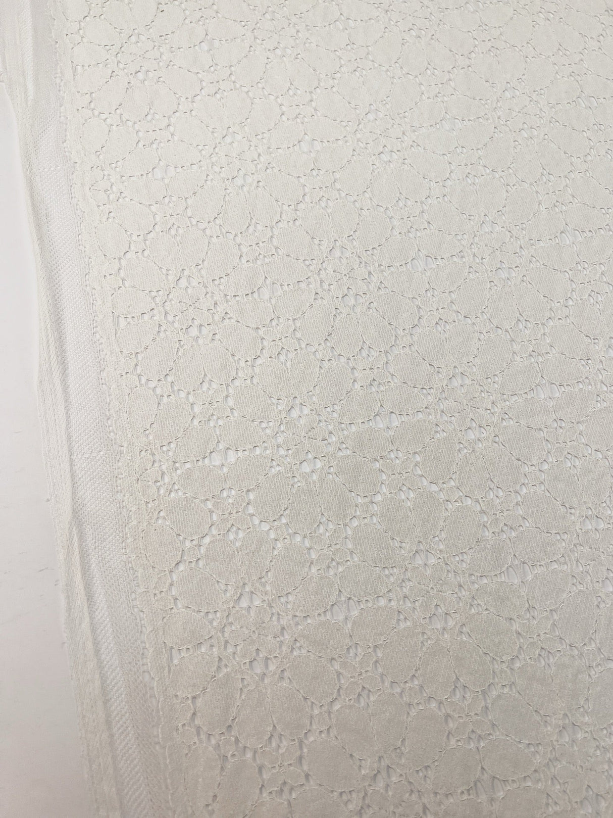 Cotton Guipure Lace White