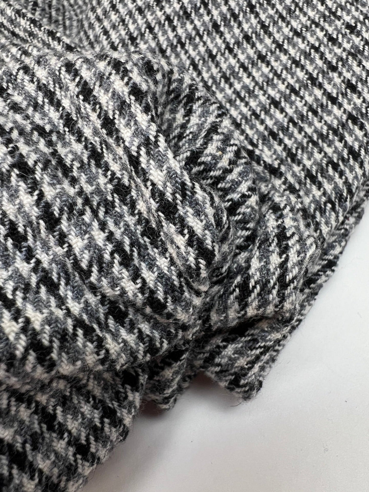 Wool Tweed White Shade Fabric