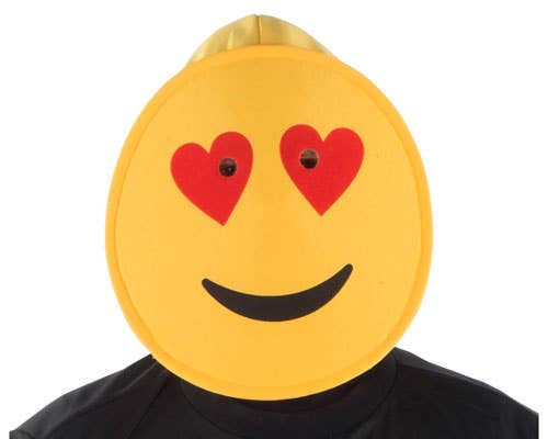 Smiling Hearts Emoji Mask