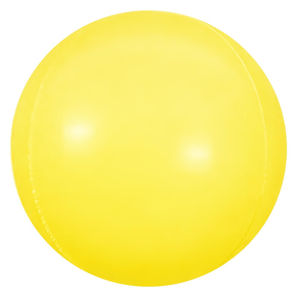Balloon 3D Sphere Banana Yellow
